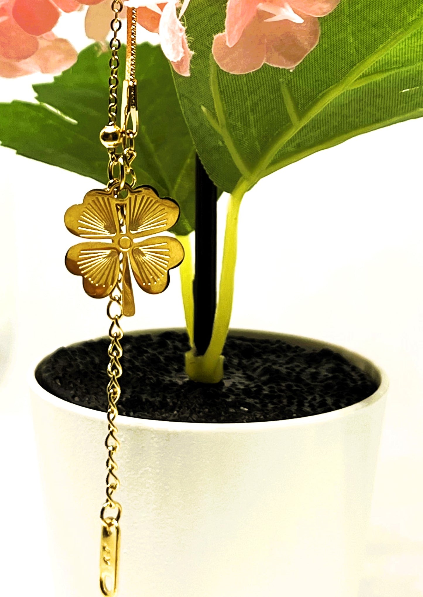 Evil Eye Daisy Dangling Bracelet