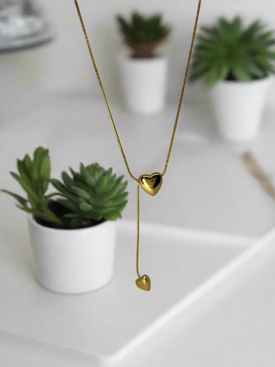 Aphrodite Double Heart Necklace