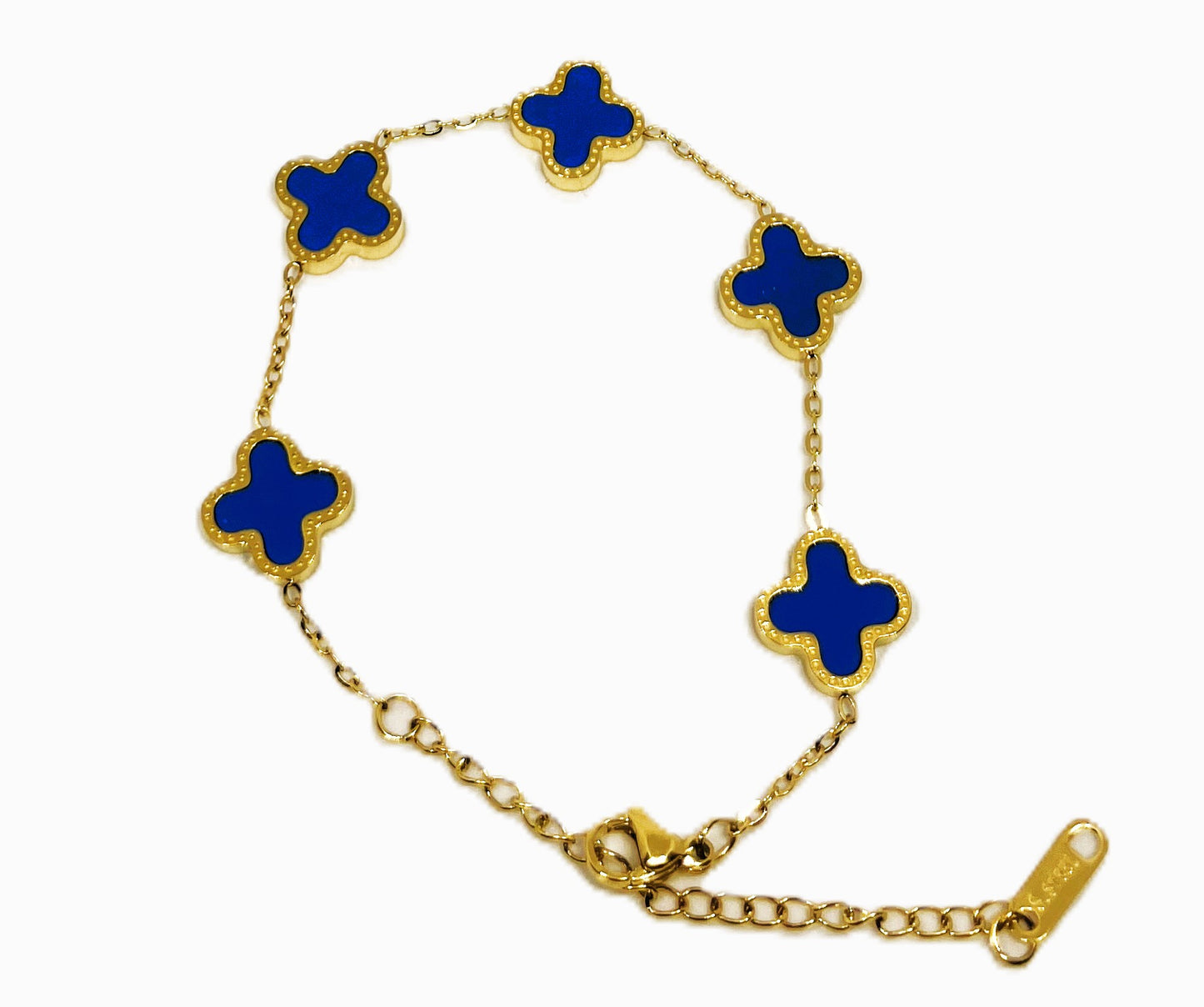 Van Cleef Clover Charm Bracelet