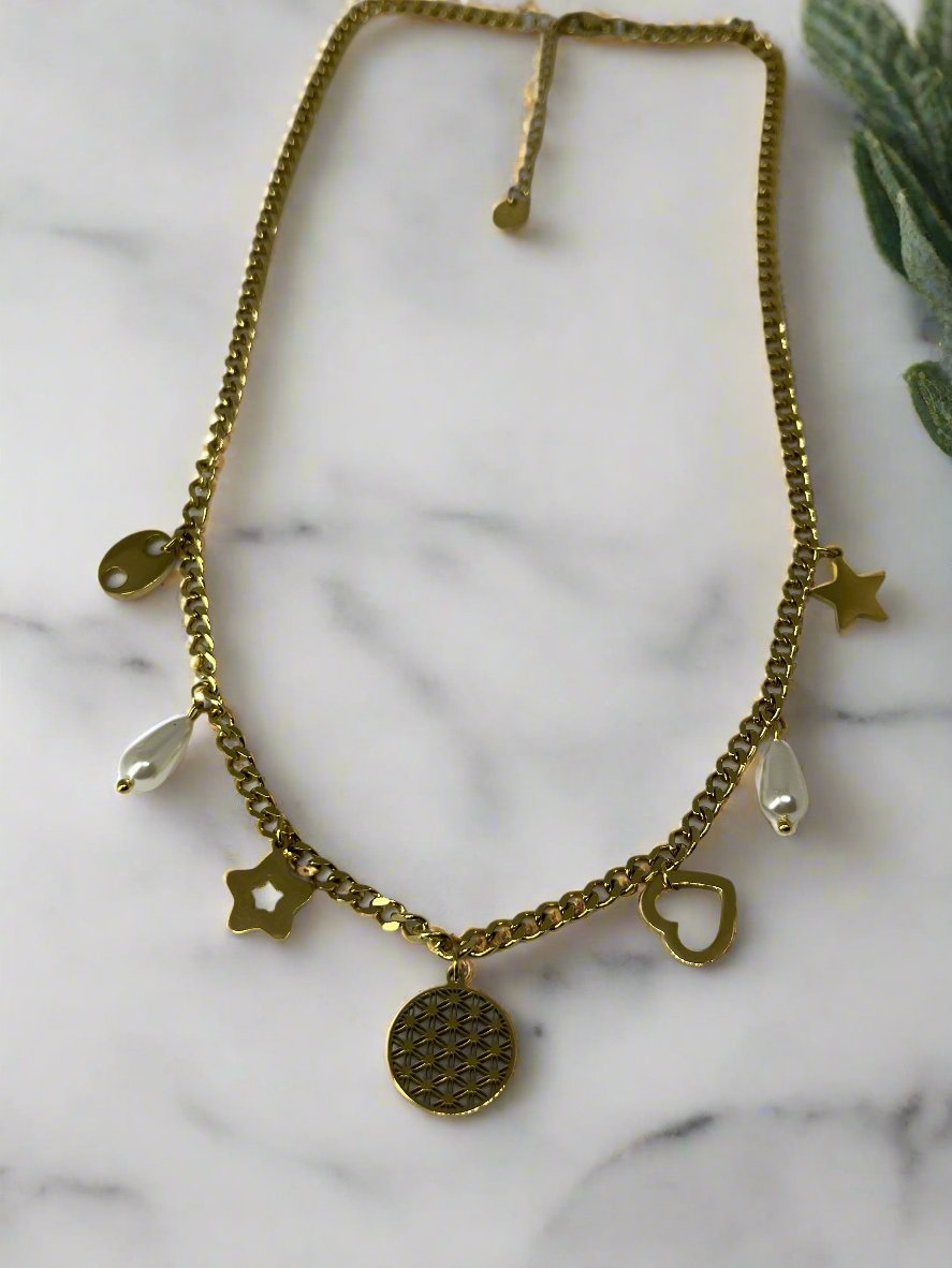 Multi Charm Necklace