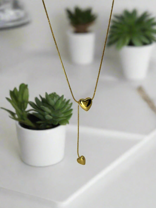 Aphrodite Double Heart Necklace